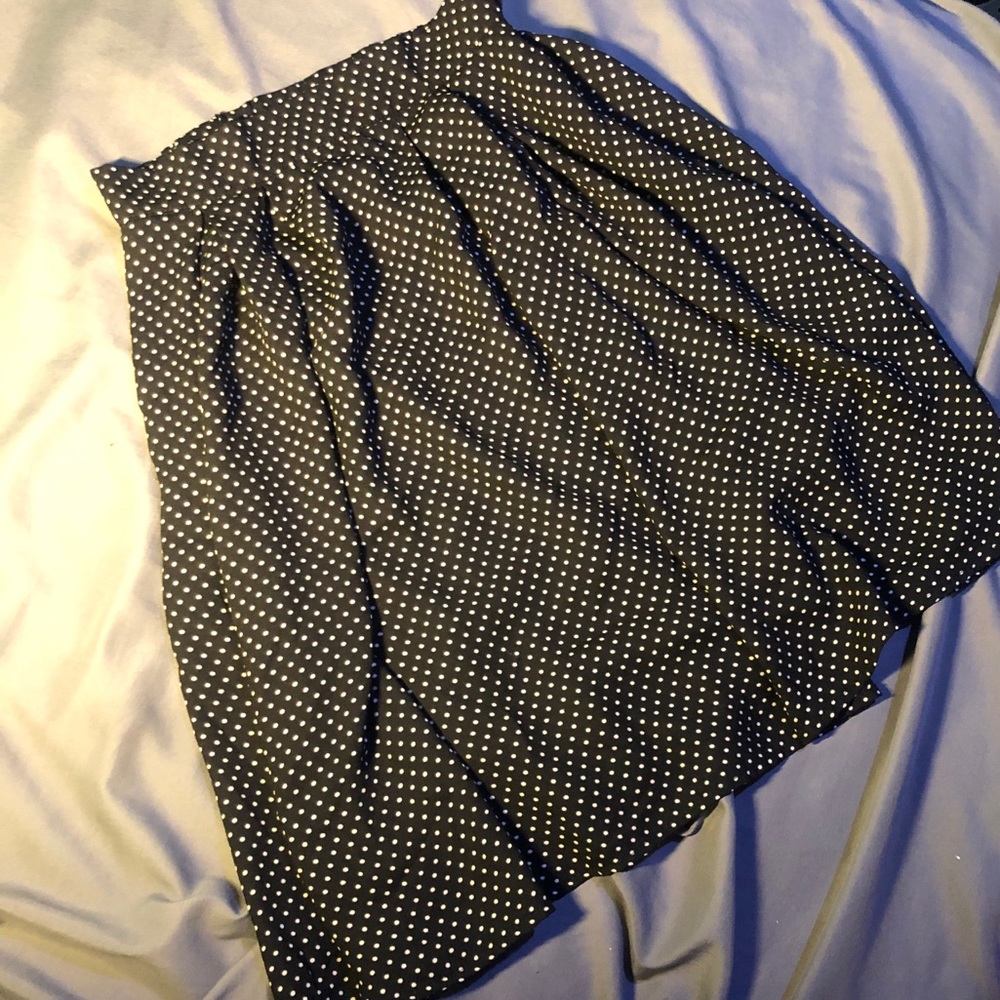 Black with white Polkadot “Renee C.” Skirt